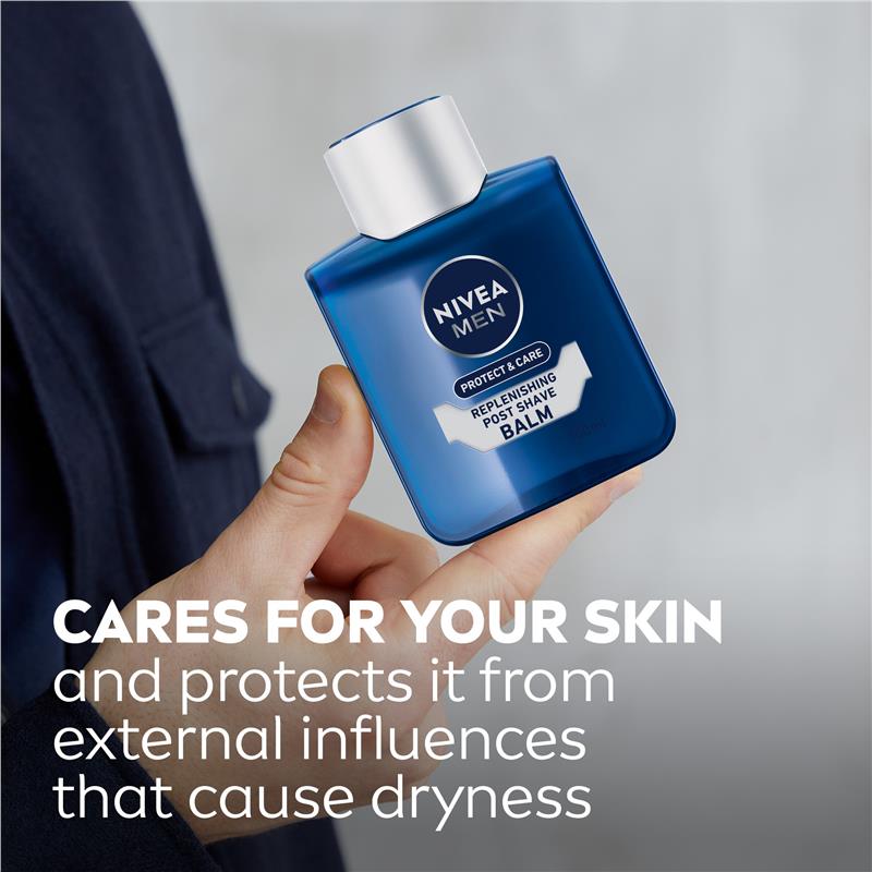 NIVEA MEN Protect & Care Post Shave Balm with Aloe Vera & B5, 100ml