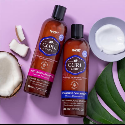Hask Curl Care Moisturizing Shampoo 355ml - Nourish Your Curls