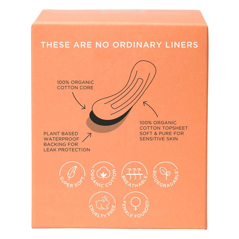 TOM Organic Ultra Thin Liners, 26 Lners, Hypoallergenic & Biodegradable