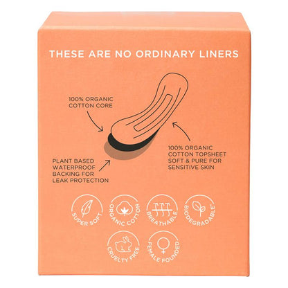 TOM Organic Ultra Thin Liners, 26 Lners, Hypoallergenic & Biodegradable
