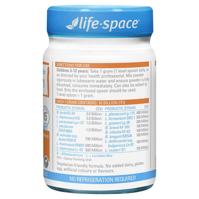 Life-Space Kids Probiotic Powder 60g – 15 Strains, Immune & Digestive Support