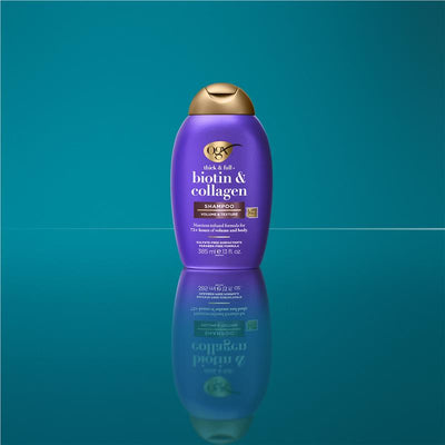 OGX Thick & Full + Volumising Biotin & Collagen Shampoo - 385ml