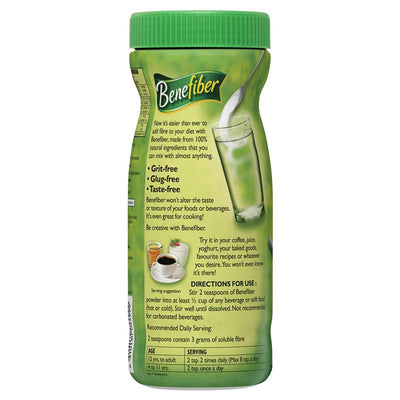 Benefiber Natural Fibre Supplement - 74 Serves (261g) for Digestive Health