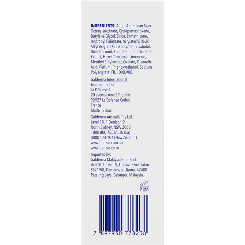 Benzac Oil Control Moisturiser 50ml - Shine Control for Breakout-Prone Skin