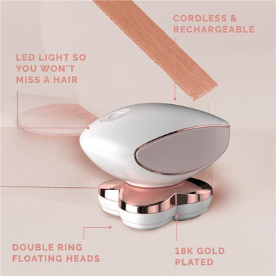 Flawless Finishing Touch Legs Epilator – White, Cordless, LED Light