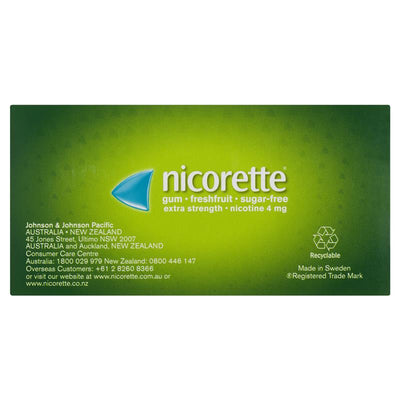 Nicorette Gum 4mg Fresh Fruit - 75 Pieces