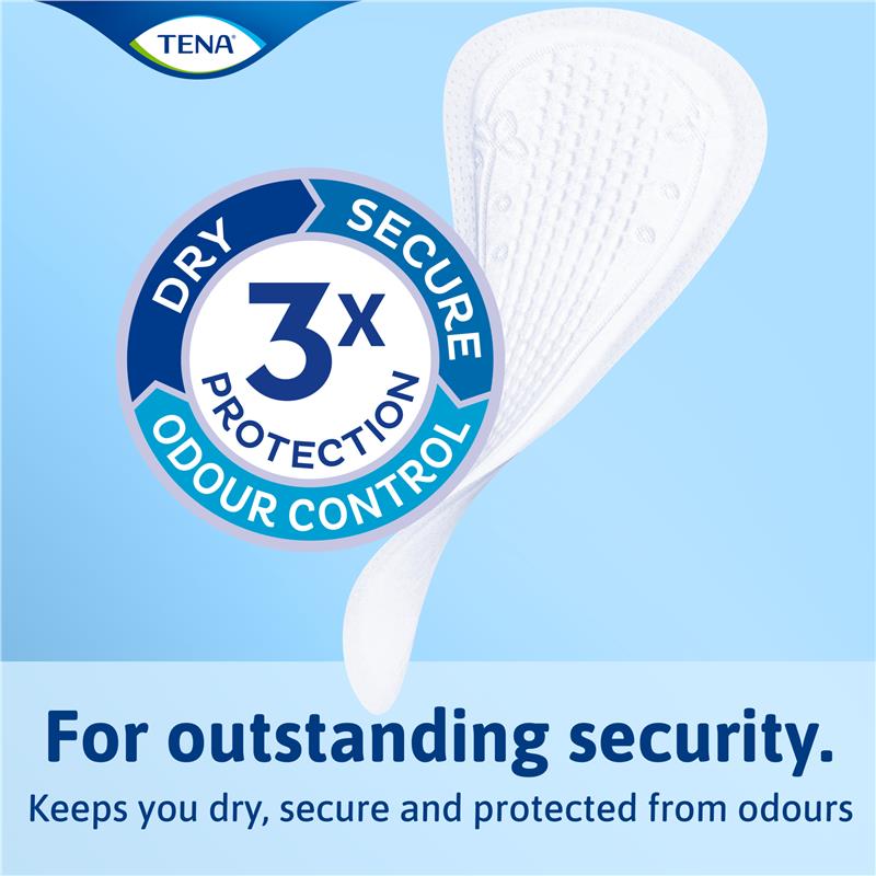 TENA Extra Long Liners 24 Liner for Light Incontinence, Odor Control