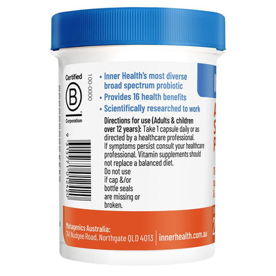 Inner Health Advanced Spectrum Probiotic 36 Billion CFU, 25 Capsules