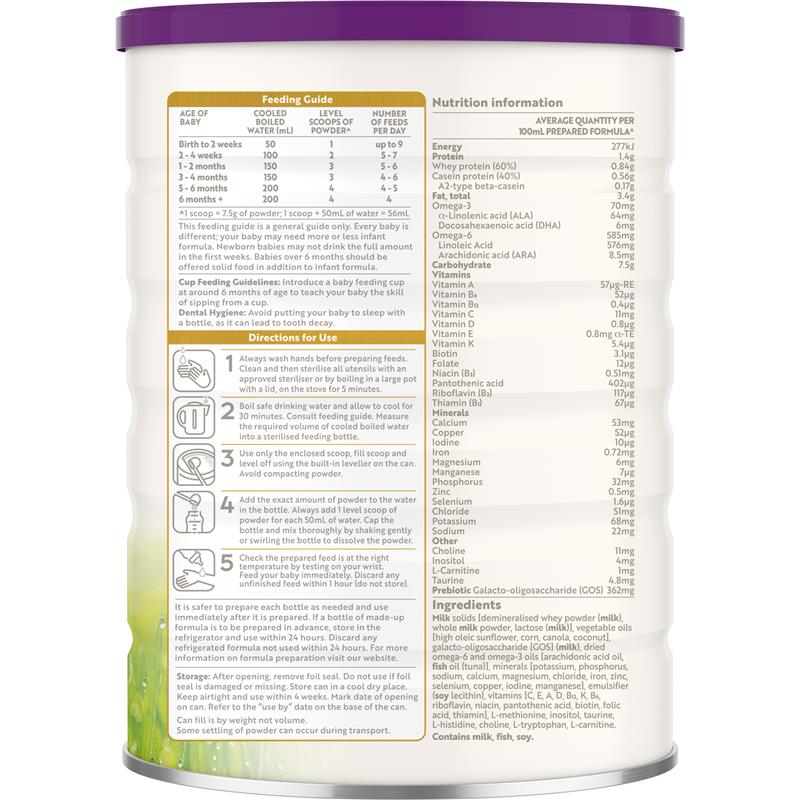 A2 Gentle Gold Premium Infant Formula Stage 1 From Birth 800g - Optimal Nutrition for Infants