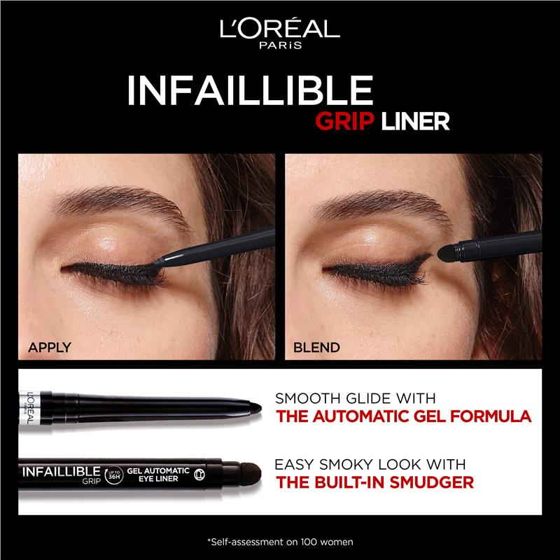 L'Oreal Paris Infallible Grip 36H Gel Automatic Eyeliner 14 Soft Gold