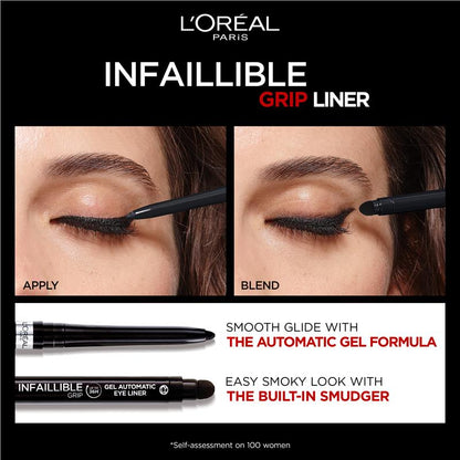 L'Oreal Paris Infallible Grip 36H Gel Automatic Eyeliner 14 Soft Gold