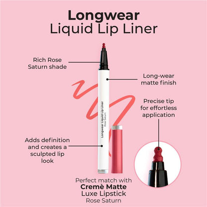 MCoBeauty Liquid Lip Liner Rose Saturn