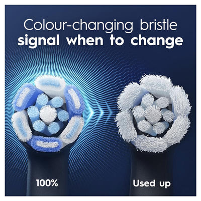 Oral-B iO Advanced Clean Electric Toothbrush Refills - Black, 4 Pack