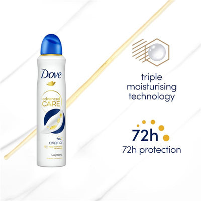 Dove Advanced Care Original Antiperspirant Deodorant Spray 250ml