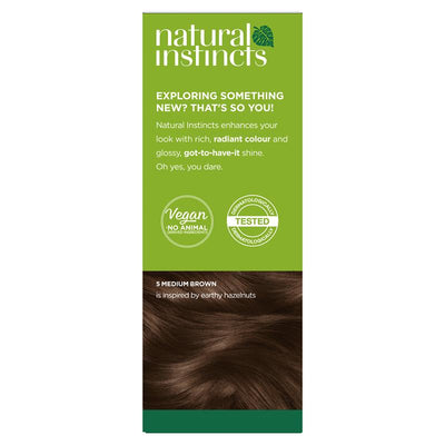 Natural Instincts 6A Tweed - Light Cool Brown Semi-Permanent Hair Colour