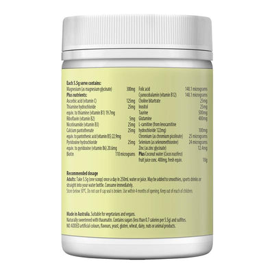Fusion Magnesium Advanced Powder Lemon-Lime 330g with B Complex