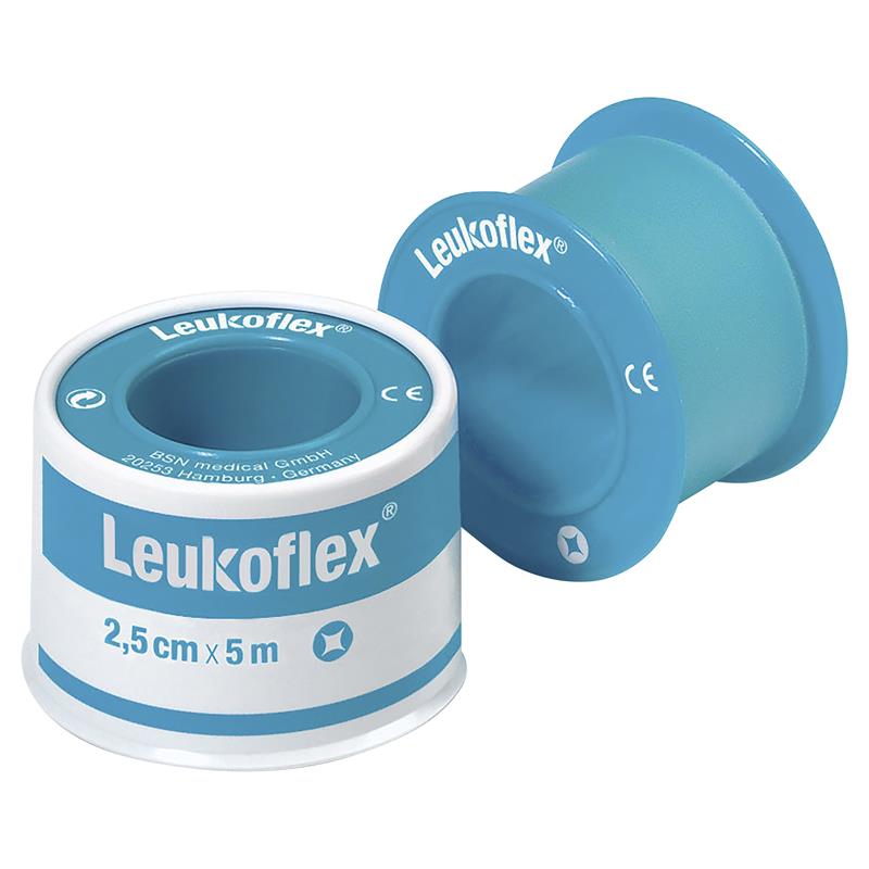 Leukoflex Plastic Medical Tape - 2.5cm x 5m-Auzzi Store