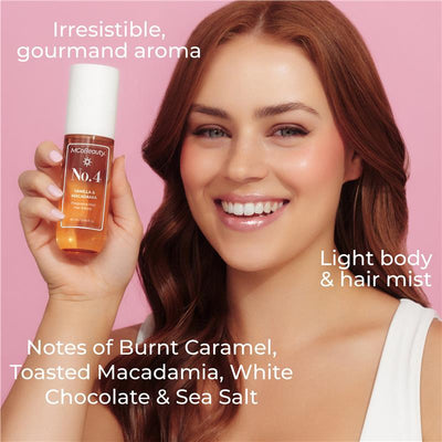 MCoBeauty Vanilla & Macadamia No.4 Fragrance Hair & Body Mist 90ml