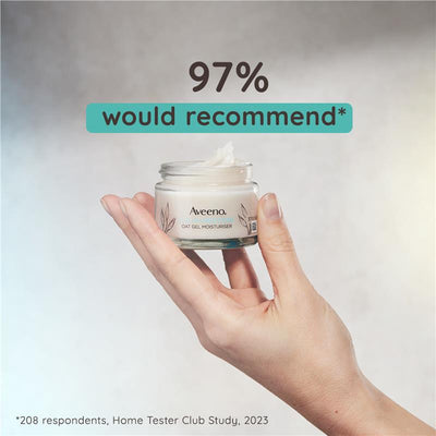 Aveeno Face Oat Gel Moisturiser - 50ml for Sensitive Skin