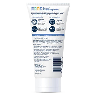 CeraVe Baby Moisturising Cream 142g - Hydration for Delicate Skin
