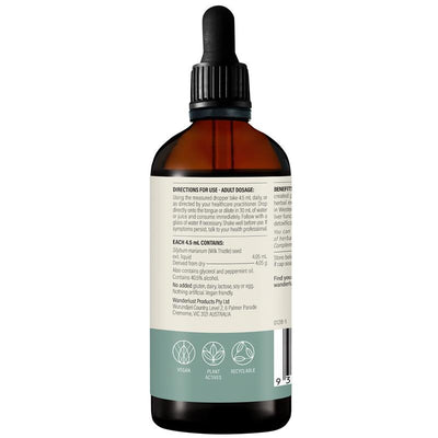 Wanderlust Milk Thistle Liquid Extract 140ml - Natural Liver Support