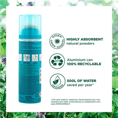 Klorane Aquatic Mint Dry Shampoo - Scalp Detox 150ml