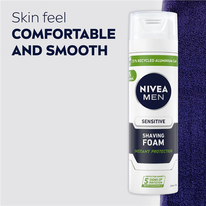 NIVEA MEN Sensitive Shaving Foam with Chamomile & Vitamin E 200ml