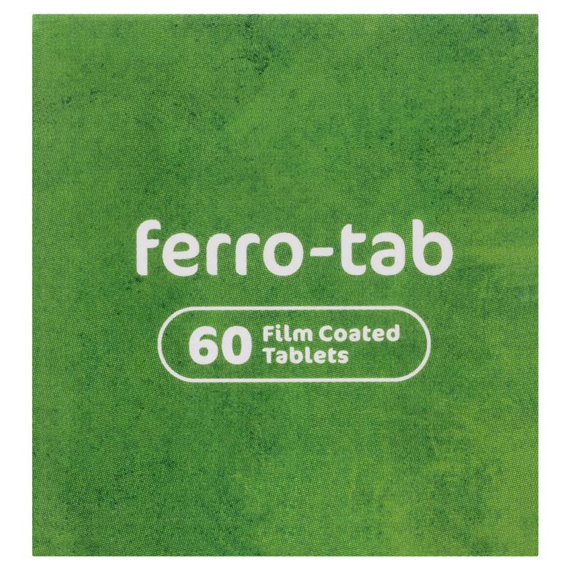 Ferro-Tab Iron Supplement 200mg, 60 Film-Coated Tablets