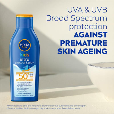 NIVEA Sun SPF 50+ Kids Protect & Play Ultra Beach - 200ml