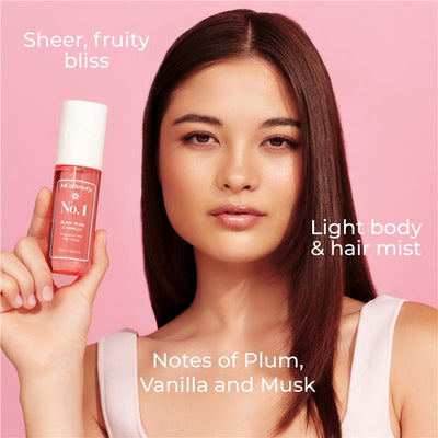 MCoBeauty Black Plum & Vanilla No. 1 Fragrance Hair & Body Mist 90ml