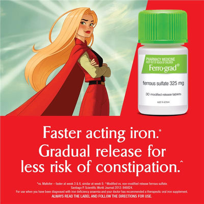 Ferro-Grad Iron Supplement - 30 Tablets