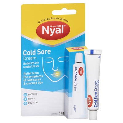 Nyal Cold Sore Cream 10g - Soothing Relief for Cold Sores