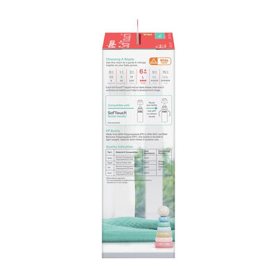 Pigeon SofTouch 330ml PP Bottle - Ideal for Growing Babies