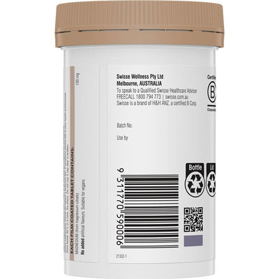 Swisse Ultiboost Magnesium 120 Vegan Tablets – Muscle & Energy Support