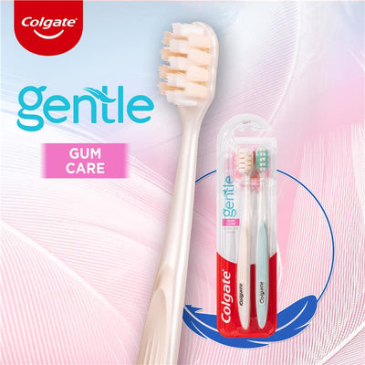 Colgate Gentle Gum Care Manual Toothbrush 2 Pack