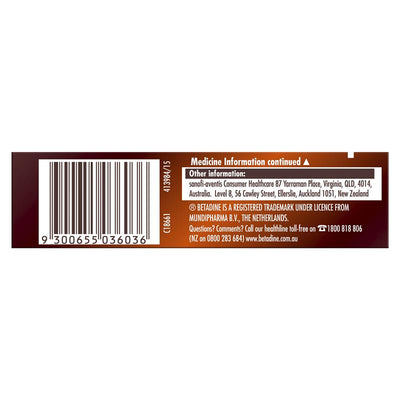 Betadine Cold Sore Ointment Cream - 7.5g