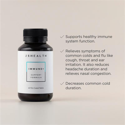 JSHEALTH Immune + 60 Tablets - Natural Immune Support