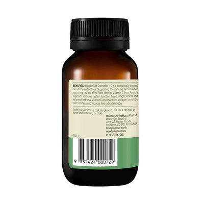 Wanderlust Quercetin + Acerola Vitamin C - Immune Support 30 Veg Capsules