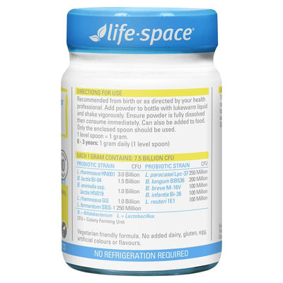 Life-Space Baby Probiotic Powder 60g – 10 Strains for Digestive Health