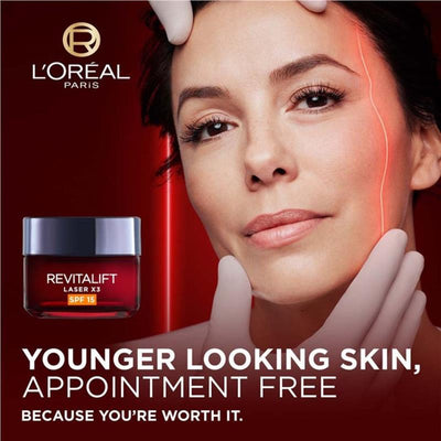 L'Oreal Paris Revitalift Laser X3 Day Cream SPF 15 50ml - Anti-Aging Powerhouse