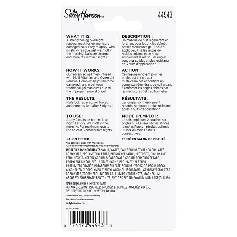 Sally Hansen Gel Rehab 10ml - Overnight Nail Renewal Treatment - Auzzi Store