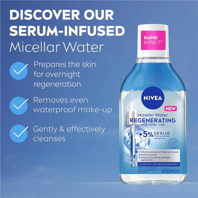 NIVEA Regenerating Micellar Water 400ml - Restore and Refresh