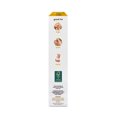 Nad's Natural Body Wax Strips 60 Pack – 90% Natural, Sensitive Skin