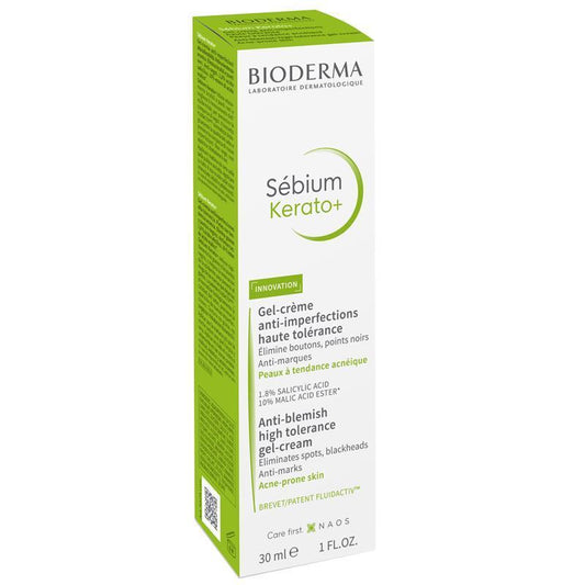 Bioderma Sebium Kerato Non-Irritating Acne Cream Moisturiser 30ml