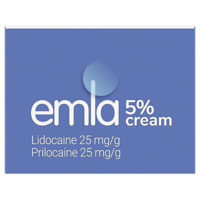Emla Numbing Cream 5% - 30g Tube for Pain Relief