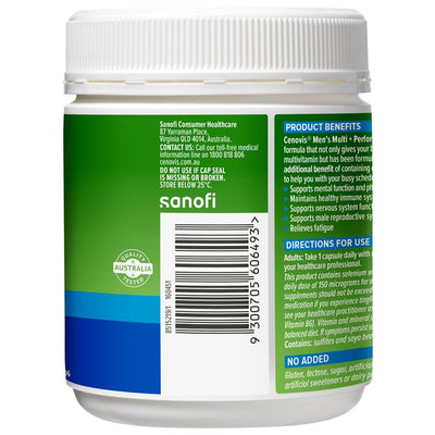 Cenovis Men's Multi + Performance Once Daily Multivitamin 150 Capsules