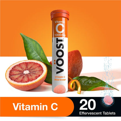 Voost Vitamin C Effervescent Tablets - Blood Orange, 20 Vegan