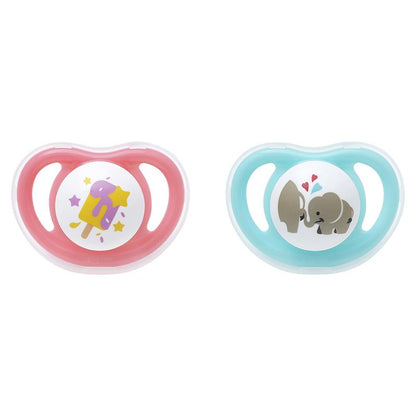 Pigeon MiniLight Pacifier Twin Pack - Size M (6+ Months)