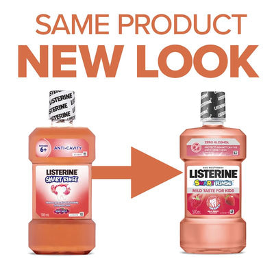 Listerine Smart Rinse Berry Shield - 500ml
