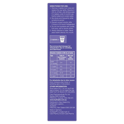 Hydralyte Electrolyte Effervescent Tablets - Passionfruit Punch Flavor (20 Tablets)